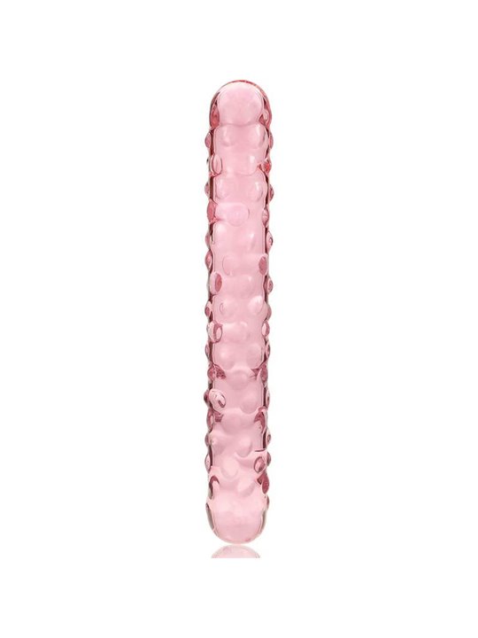 Nebula Series By Ibiza - Model 15 Dildo Borosilicate Glass 18.5 X 3 CM Pink