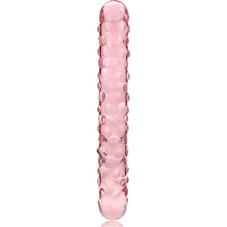 Nebula Series By Ibiza - Model 15 Dildo Borosilicate Glass 18.5 X 3 CM Pink