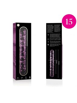 Nebula Series By Ibiza - Modello 15 Dildo in Vetro Borosilicato 18,5 X 3 CM Rosa