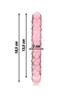 Nebula Series By Ibiza - Modello 15 Dildo in Vetro Borosilicato 18,5 X 3 CM Rosa