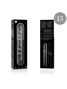 Nebula Series By Ibiza - Modello 15 Dildo in Vetro Borosilicato 18,5 X 3 CM Trasparente