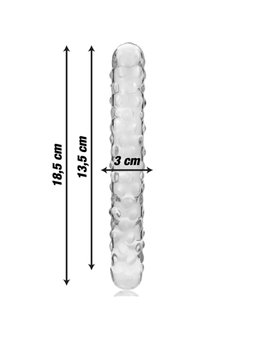 Nebula Series By Ibiza - Modello 15 Dildo in Vetro Borosilicato 18,5 X 3 CM Trasparente