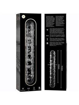 Nebula Series By Ibiza - Model 15 Dildo Borosilicate Glass 18.5 X 3 CM Clear
