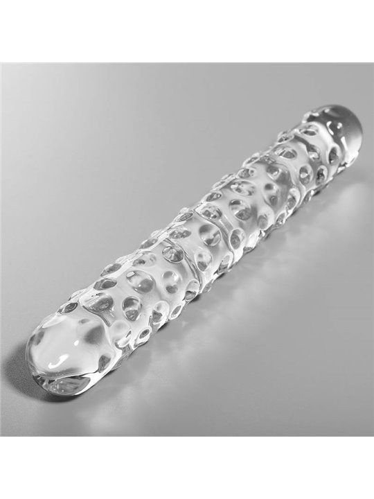 Nebula Series By Ibiza - Model 15 Dildo Borosilicate Glass 18.5 X 3 CM Clear