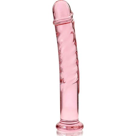 Nebula Series By Ibiza - Model 16 Dildo Borosilicate Glass 18.5 X 3 CM Pink