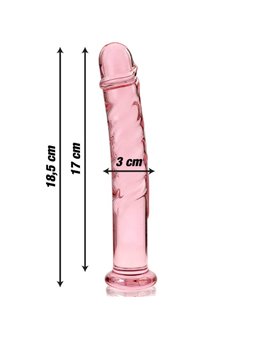 Nebula Series By Ibiza - Modello 16 Dildo in Vetro Borosilicato 18,5 X 3 CM Rosa