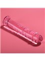Nebula Series By Ibiza - Model 16 Dildo Borosilicate Glass 18.5 X 3 CM Pink