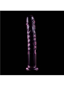 Nebula Series By Ibiza - Model 16 Dildo Borosilicate Glass 18.5 X 3 CM Pink