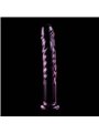 Nebula Series By Ibiza - Model 16 Dildo Borosilicate Glass 18.5 X 3 CM Pink