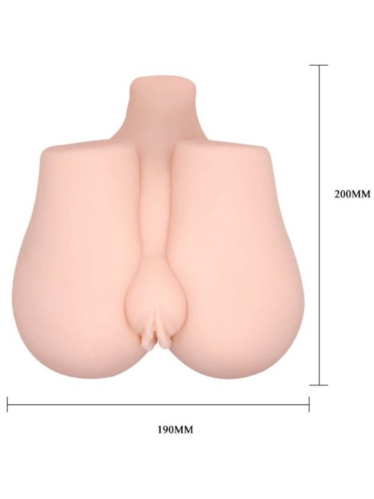 Crazy Bull 6 - Masturbatore Uomo Vibrante Busto con Ano e Vagina Realistici