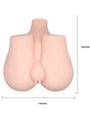 Crazy Bull 6 - Masturbatore Uomo Vibrante Busto con Ano e Vagina Realistici