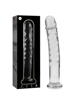 Nebula Series By Ibiza - Modello 16 Dildo in Vetro Borosilicato 18,5 X 3 CM Trasparente