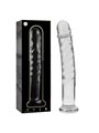 Nebula Series By Ibiza - Model 16 Dildo Borosilicate Glass 18.5 X 3 CM Clear