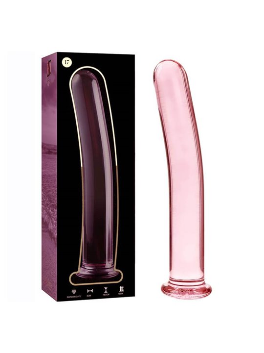 Nebula Series By Ibiza - Modello 17 Dildo in Vetro Borosilicato 18,5 X 3 CM Rosa
