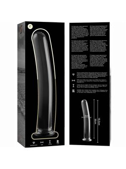 Nebula Series By Ibiza - Model 17 Dildo Borosilicate Glass 18.5 X 3 CM Clear
