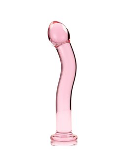 Nebula Series By Ibiza - Model 18 Dildo Borosilicate Glass 18.5 X 3.5 CM Pink