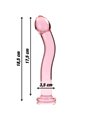 Nebula Series By Ibiza - Model 18 Dildo Borosilicate Glass 18.5 X 3.5 CM Pink