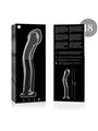 Nebula Series By Ibiza - Model 18 Dildo Borosilicate Glass 18.5 X 3.5 CM Clear