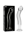 Nebula Series By Ibiza - Model 18 Dildo Borosilicate Glass 18.5 X 3.5 CM Clear