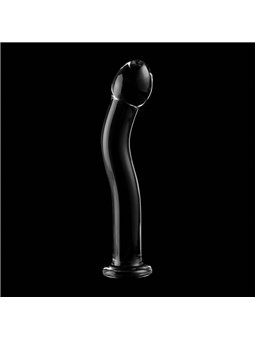 Nebula Series By Ibiza - Model 18 Dildo Borosilicate Glass 18.5 X 3.5 CM Clear