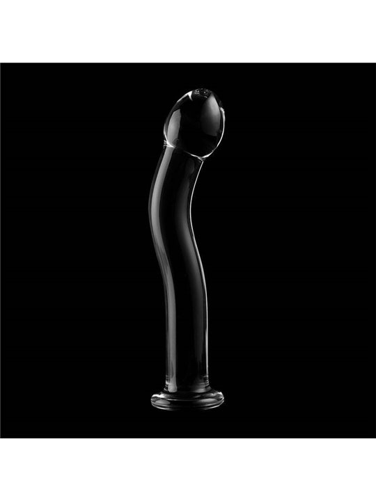 Nebula Series By Ibiza - Model 18 Dildo Borosilicate Glass 18.5 X 3.5 CM Clear