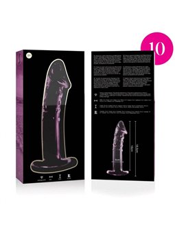 Nebula Series By Ibiza - Modello 19 Dildo in Vetro Borosilicato 18,5 X 4 CM Rosa