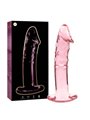 Nebula Series By Ibiza - Model 19 Dildo Borosilicate Glass 18.5 X 4 CM Pink