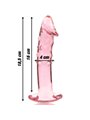 Nebula Series By Ibiza - Modello 19 Dildo in Vetro Borosilicato 18,5 X 4 CM Rosa