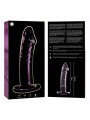 Nebula Series By Ibiza - Modello 19 Dildo in Vetro Borosilicato 18,5 X 4 CM Rosa
