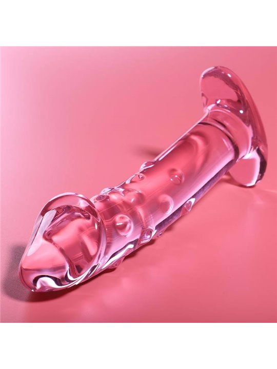 Nebula Series By Ibiza - Modello 19 Dildo in Vetro Borosilicato 18,5 X 4 CM Rosa