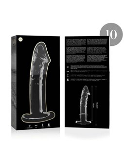 Nebula Series By Ibiza - Modello 19 Dildo in Vetro Borosilicato 18,5 X 4 CM Trasparente