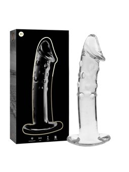 Nebula Series By Ibiza - Modello 19 Dildo in Vetro Borosilicato 18,5 X 4 CM Trasparente