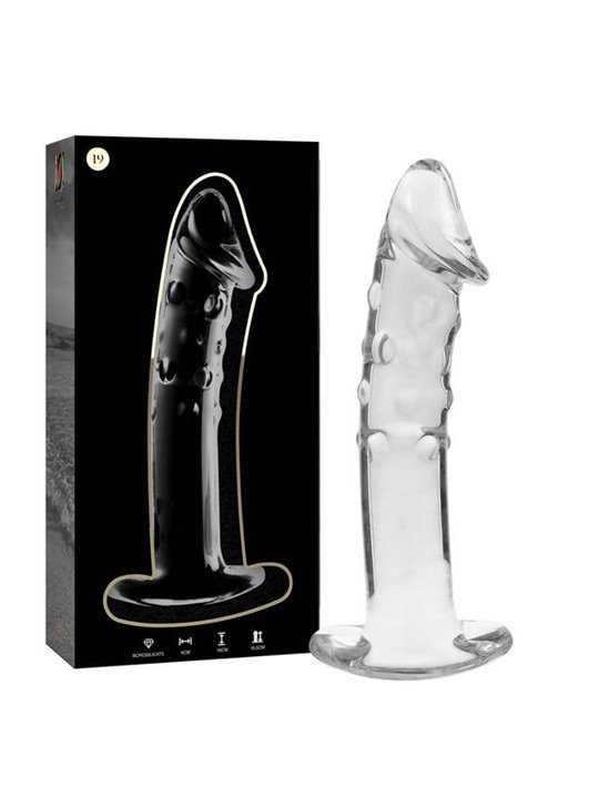 Nebula Series By Ibiza - Modello 19 Dildo in Vetro Borosilicato 18,5 X 4 CM Trasparente