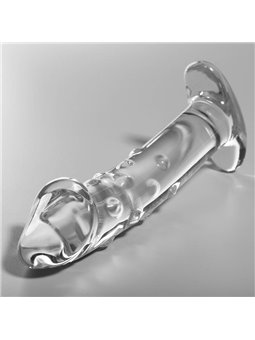 Nebula Series By Ibiza - Model 19 Dildo Borosilicate Glass 18.5 X 4 CM Clear