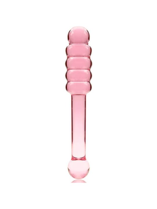Nebula Series By Ibiza - Model 20 Dildo Borosilicate Glass 20.5 X 3 CM Pink