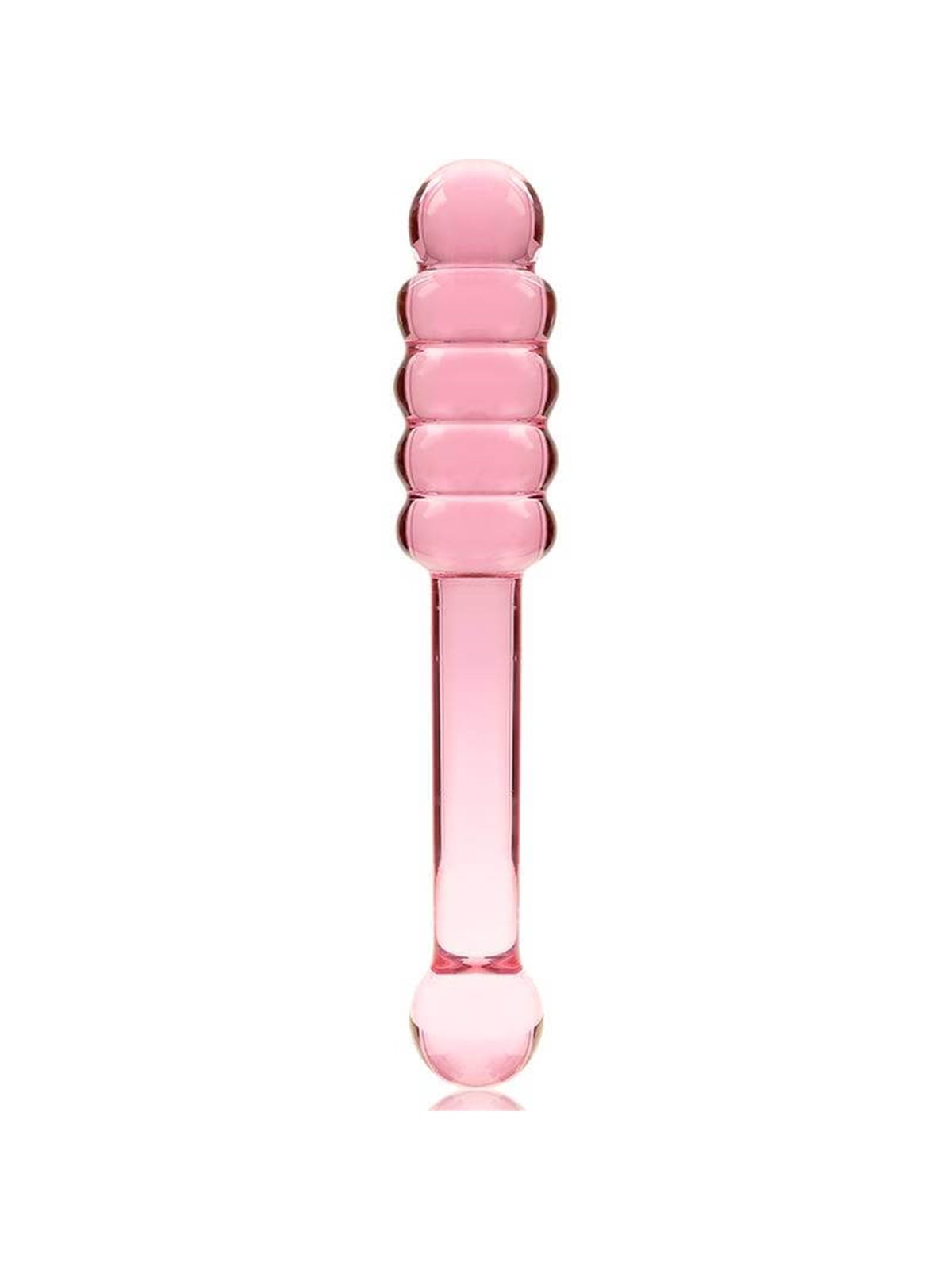 Nebula Series By Ibiza - Model 20 Dildo Borosilicate Glass 20.5 X 3 CM Pink