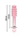 Nebula Series By Ibiza - Modello 20 Dildo in Vetro Borosilicato 20,5 X 3 CM Rosa