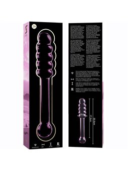 Nebula Series By Ibiza - Modello 20 Dildo in Vetro Borosilicato 20,5 X 3 CM Rosa