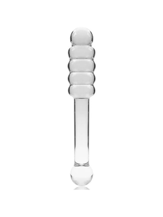 Nebula Series By Ibiza - Modello 20 Dildo in Vetro Borosilicato 20,5 X 3 CM Trasparente