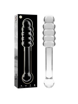 Nebula Series By Ibiza - Modello 20 Dildo in Vetro Borosilicato 20,5 X 3 CM Trasparente
