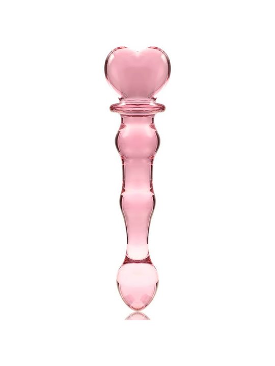 Nebula Series By Ibiza - Model 21 Dildo Borosilicate Glass 20.5 X 3.5 CM Pink