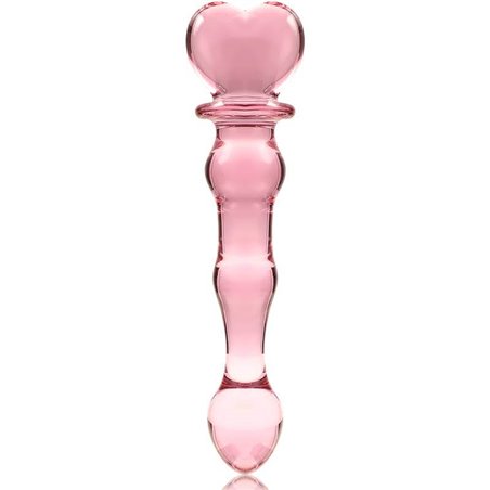 Nebula Series By Ibiza - Modello 21 Dildo in Vetro Borosilicato 20,5 X 3,5 CM Rosa