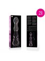 Nebula Series By Ibiza - Model 21 Dildo Borosilicate Glass 20.5 X 3.5 CM Pink