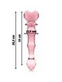 Nebula Series By Ibiza - Modello 21 Dildo in Vetro Borosilicato 20,5 X 3,5 CM Rosa