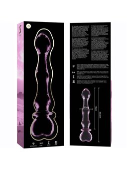 Nebula Series By Ibiza - Modello 21 Dildo in Vetro Borosilicato 20,5 X 3,5 CM Rosa