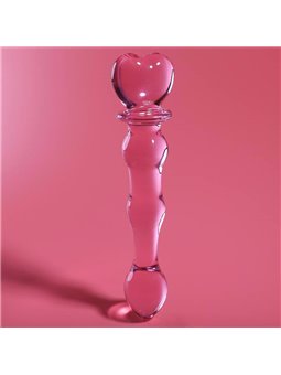 Nebula Series By Ibiza - Modello 21 Dildo in Vetro Borosilicato 20,5 X 3,5 CM Rosa