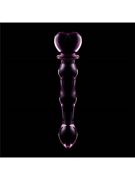 Nebula Series By Ibiza - Model 21 Dildo Borosilicate Glass 20.5 X 3.5 CM Pink