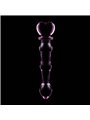 Nebula Series By Ibiza - Model 21 Dildo Borosilicate Glass 20.5 X 3.5 CM Pink
