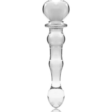 Nebula Series By Ibiza - Modello 21 Dildo in Vetro Borosilicato 20,5 X 3,5 CM Trasparente