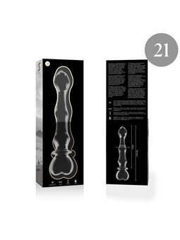 Nebula Series By Ibiza - Modello 21 Dildo in Vetro Borosilicato 20,5 X 3,5 CM Trasparente